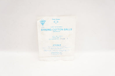 AMD-Ritmed 1504 C Strung Cotton Balls 1inch